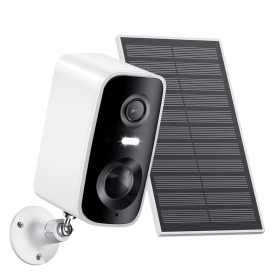 Solar Battery WIFI Camera 2K Human Detection Waterproof Mini CCTV With 5000mAh Battery With Solar Panel