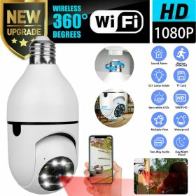 IR E27 Light Bulb Camera 1080P HD Wireless Wifi Smart Home Security Camera