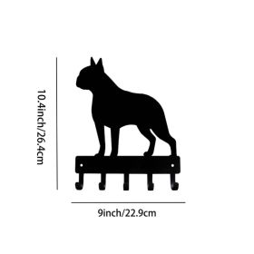 CIFbuy Pawsitively Strong No Drill Adhesive Wall Hook Damage Free Pet Leash Holder, Cute Decor Organizer For Entryway, Keys Hats Lovely Gift, For (Option: 68019144)