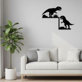CIFbuy Gothic Fox Metal Wall Art Vintage Iron Animal Silhouette Rustproof Dark Academia, Hanging Decor, for Bedroom Living Room, Spooky Halloween (Option: 40792776)