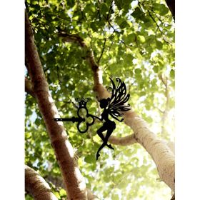 CIFbuy Sentimental Metal Silhouette Wall Art Durable Yard Garden Decoration Gift (TikTok, temu pick-up service) (Option: 76809791)