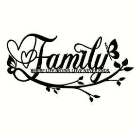 CIFbuy Vintage Floral Wall Plaque Elegant Script Happy Home Sign Farmhouse Rustic Wall Decor for Living Room Bedroom Entryway(TikTok, temu pick-u (Option: 92052139)