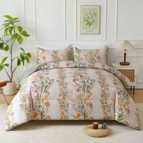 Flowers LuoXian Comforter Set (Option: KING)