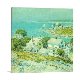 New England Headlands 1889 (Type: Standard Framed Canvas Print, size: 12" x 12" / 30cm x 30cm (approx))