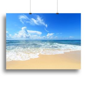 summer sky of Okinawa Canvas Print or Poster (Type: Standard Framed Canvas Print, size: 16" x 12" / 42cm x 30cm (approx))