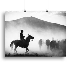 His Territory Canvas Print or Poster (Type: Poster Print, size: 16" x 12" / 42cm x 30cm approx)