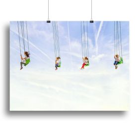 Heads in the clouds! Canvas Print or Poster (Type: Standard Framed Canvas Print, size: 40" x 26" / 100cm x 65cm approx)