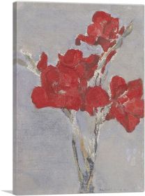 Red Gladioli 1906 (Type: Standard Framed Canvas Print, size: 24" x 16" / 60cm x 40cm (approx))