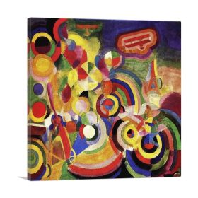 Hommage Bleriot (Type: Standard Framed Canvas Print, size: 16" x 16" / 42cm x 42cm (approx))