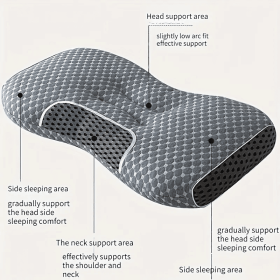 YBZ 3D Knitted Cotton Massage Pillow 1pack (Option: W13673704)